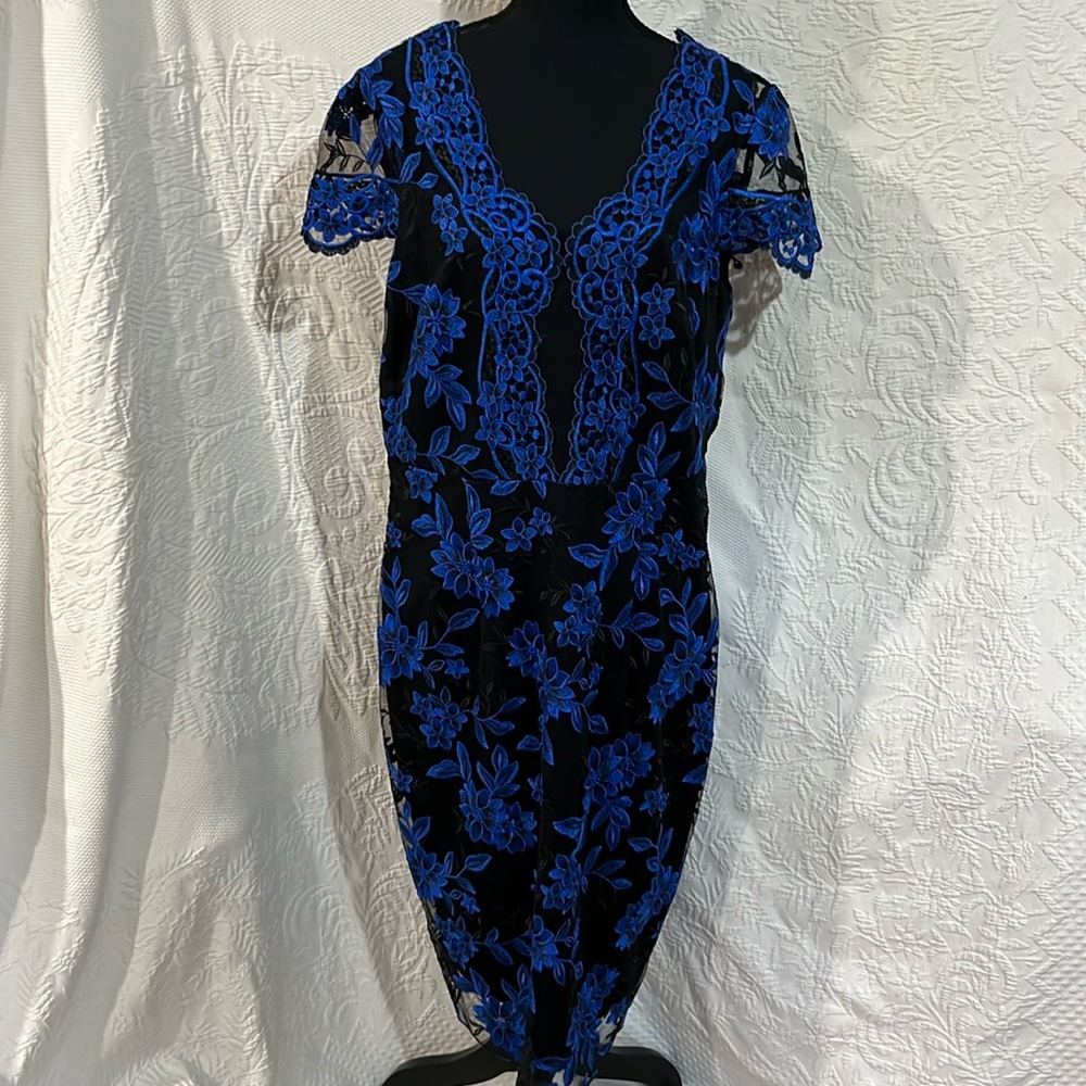 Jax black label lace dress, size 14